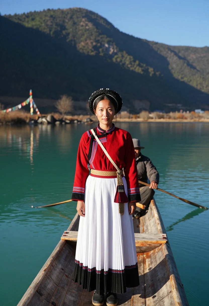 Example portrait from the AI Mosuo Lugu — Free Preview, Train Once