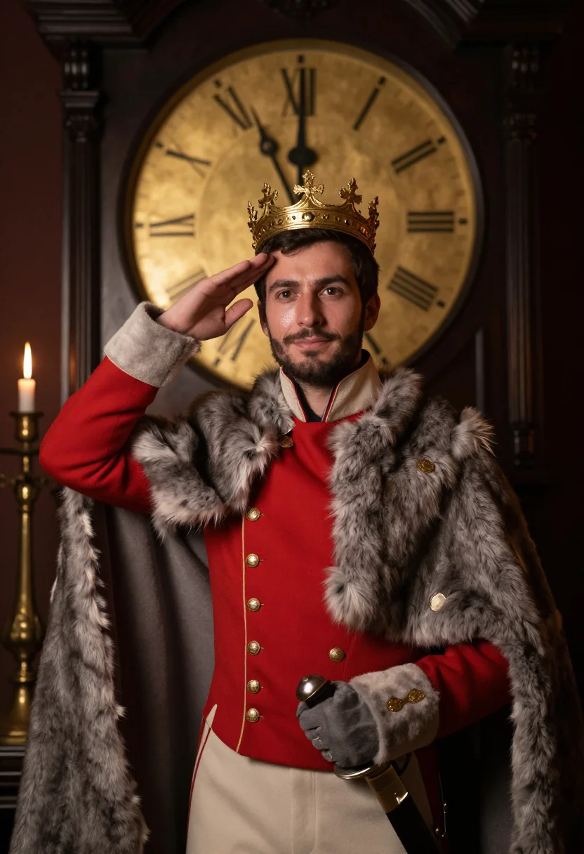 AI mouse king sample — portrait of a man, half-length portrait of a man of Western-