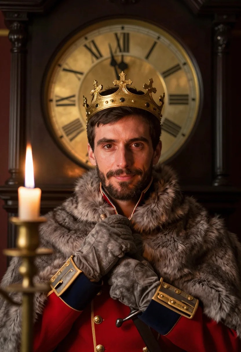 AI mouse king sample — portrait of a man, close head-and-shoulders portrait of a ma