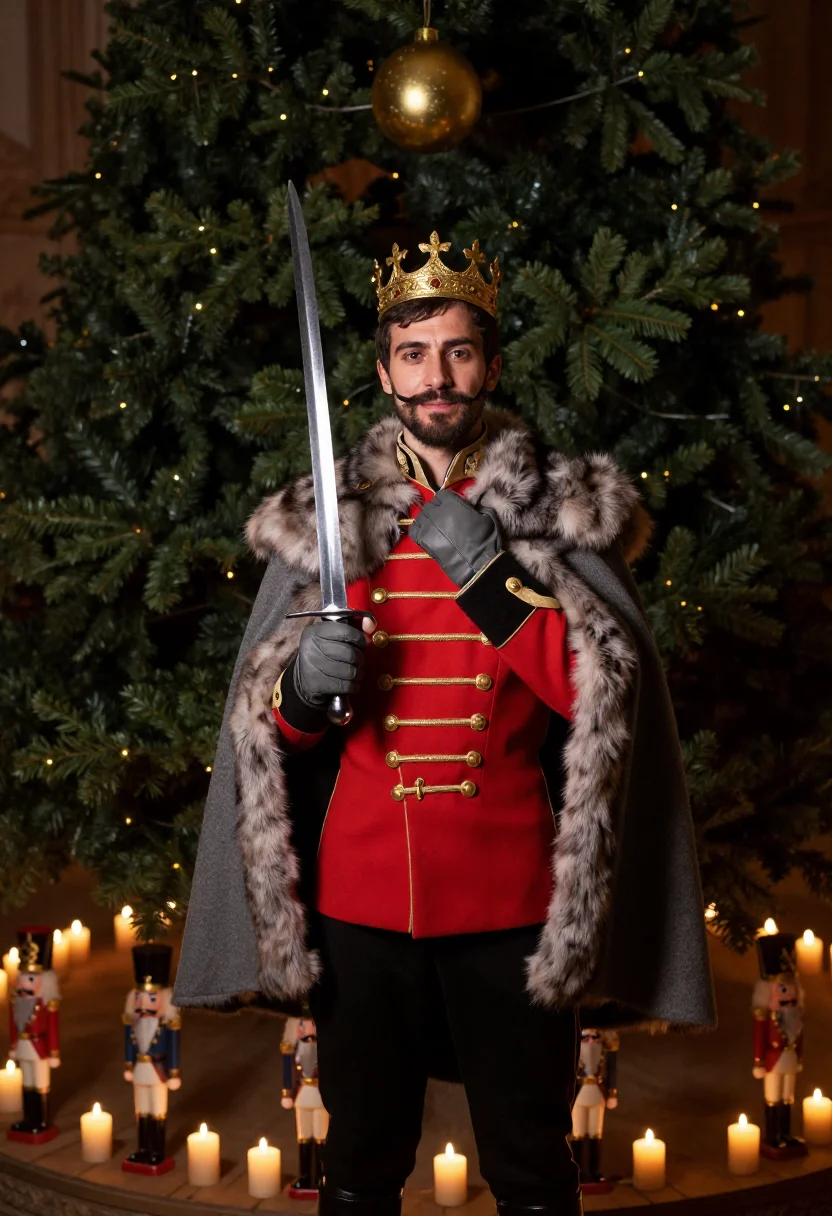 AI mouse king sample — portrait of a man, close half-length portrait of a man of We