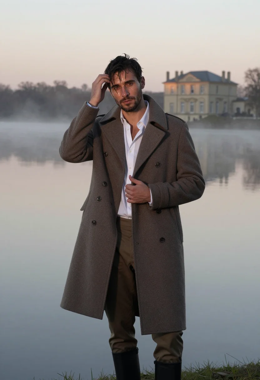 AI mr darcy sample — portrait of a man, half-length portrait of a Western-Europea