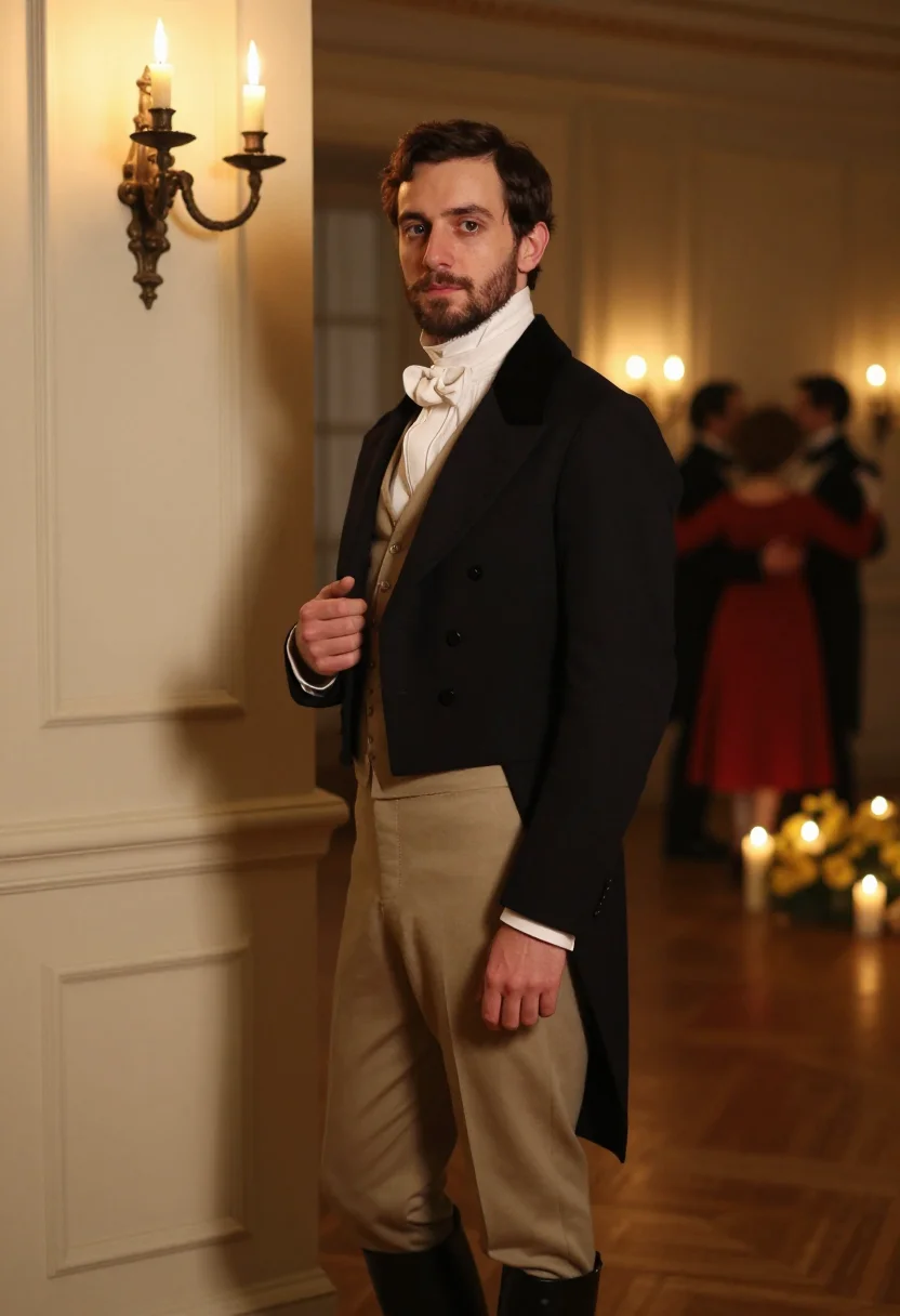 AI mr darcy sample — portrait of a man, half-length portrait of a Western-Europea