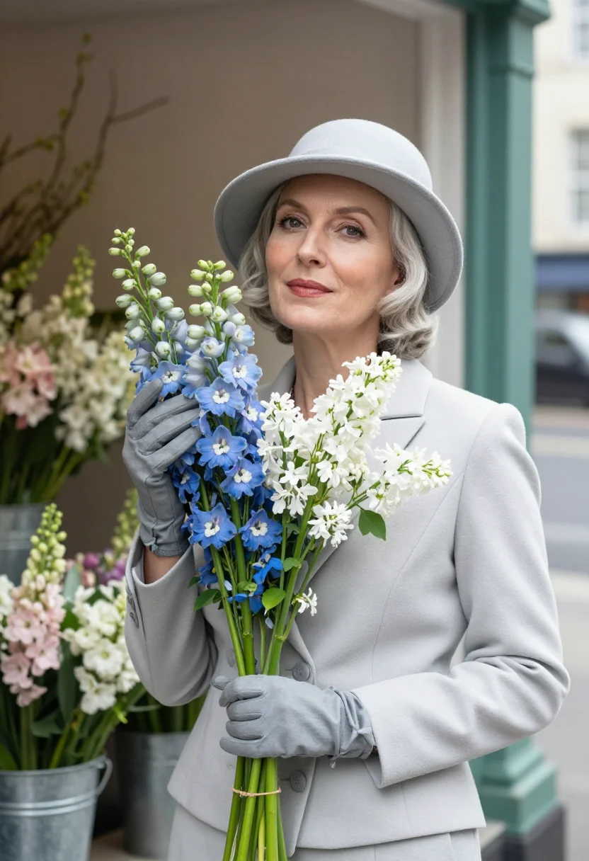 AI mrs dalloway sample — portrait of a woman, a Western-European woman in her early f