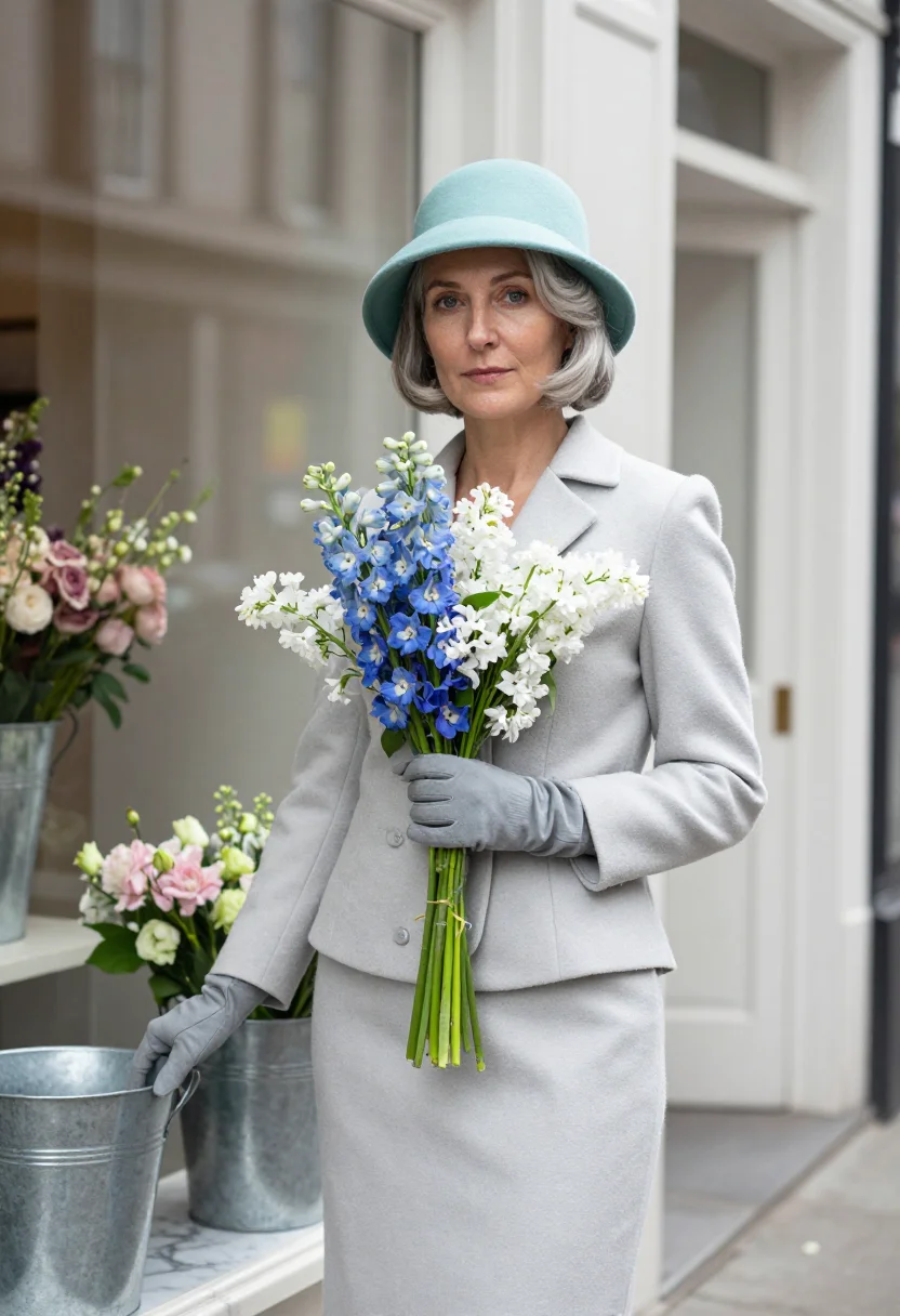 AI mrs dalloway sample — portrait of a woman, a Western-European woman in her early f