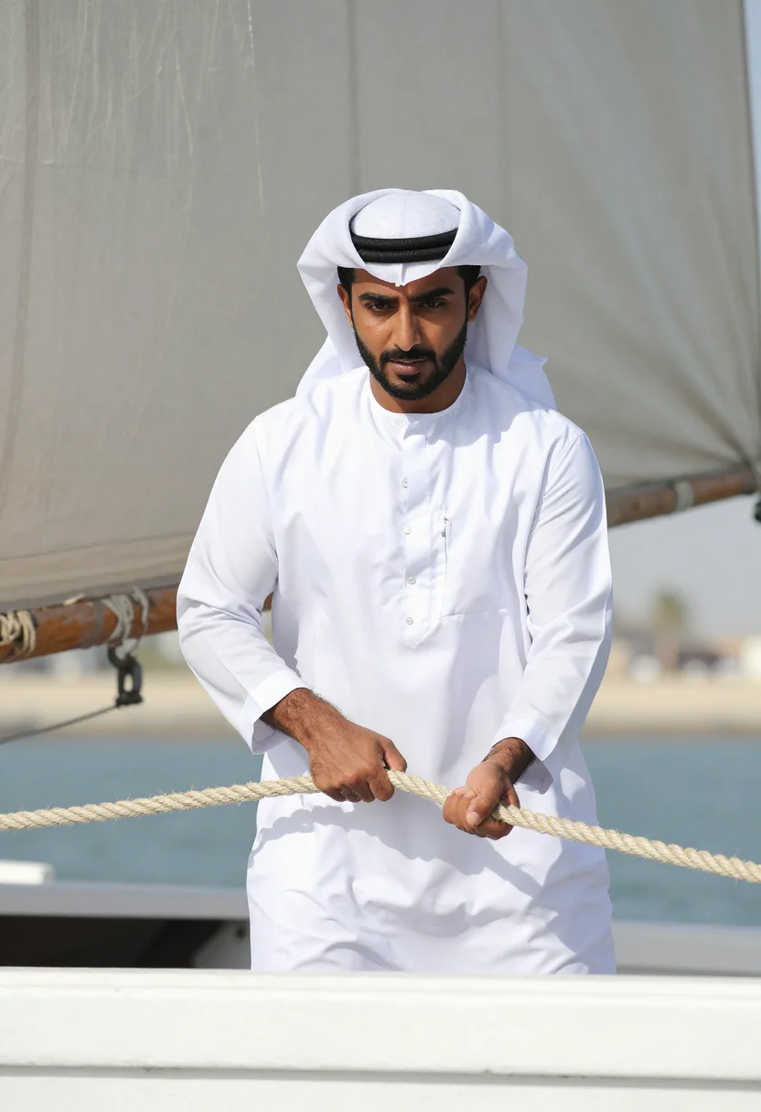 AI muscat white sample — portrait of a man, waist-up portrait at chest height of a Gu