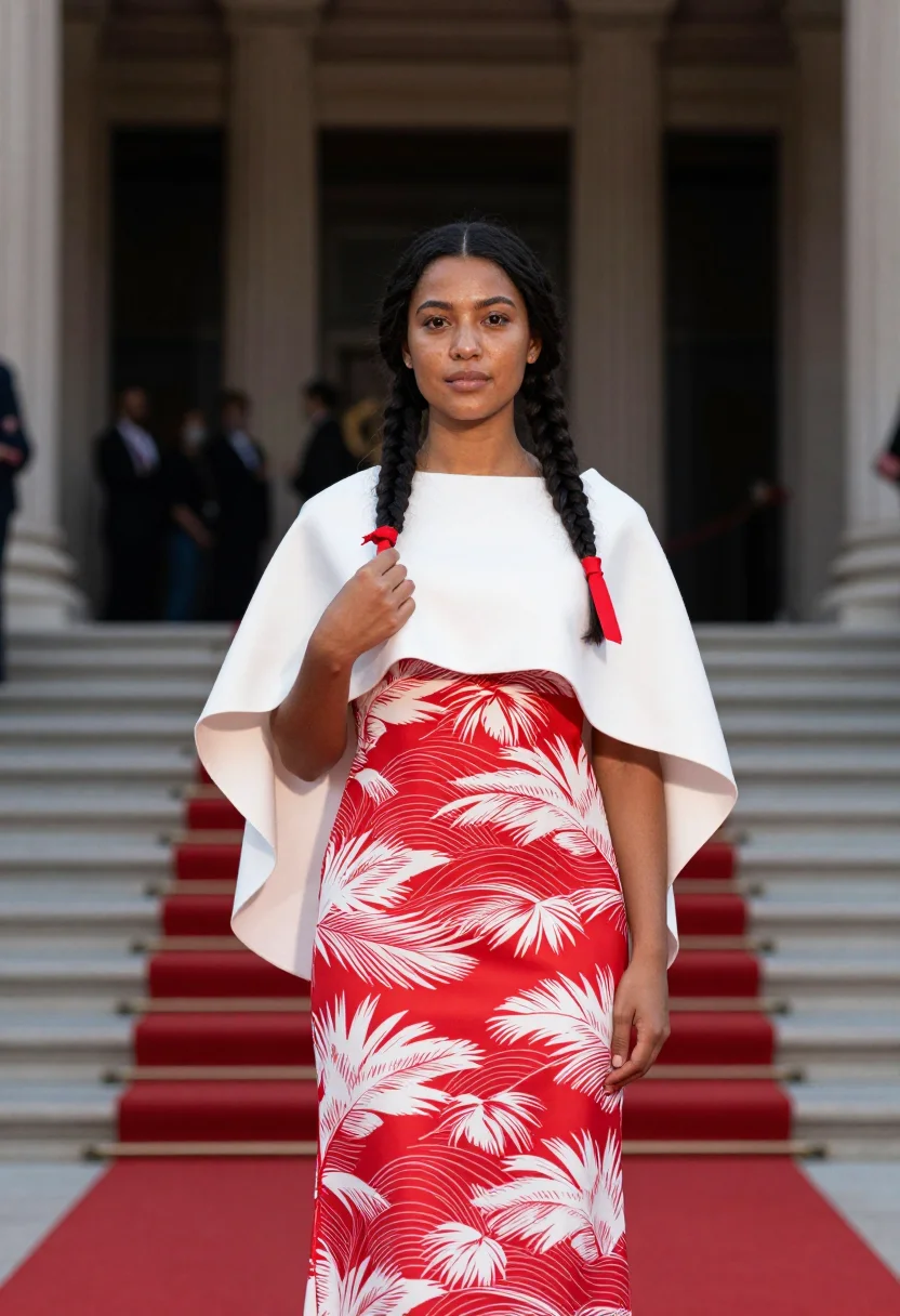 AI naomi osaka met 2021 sample — portrait of a woman, close half-length portrait of a woman o