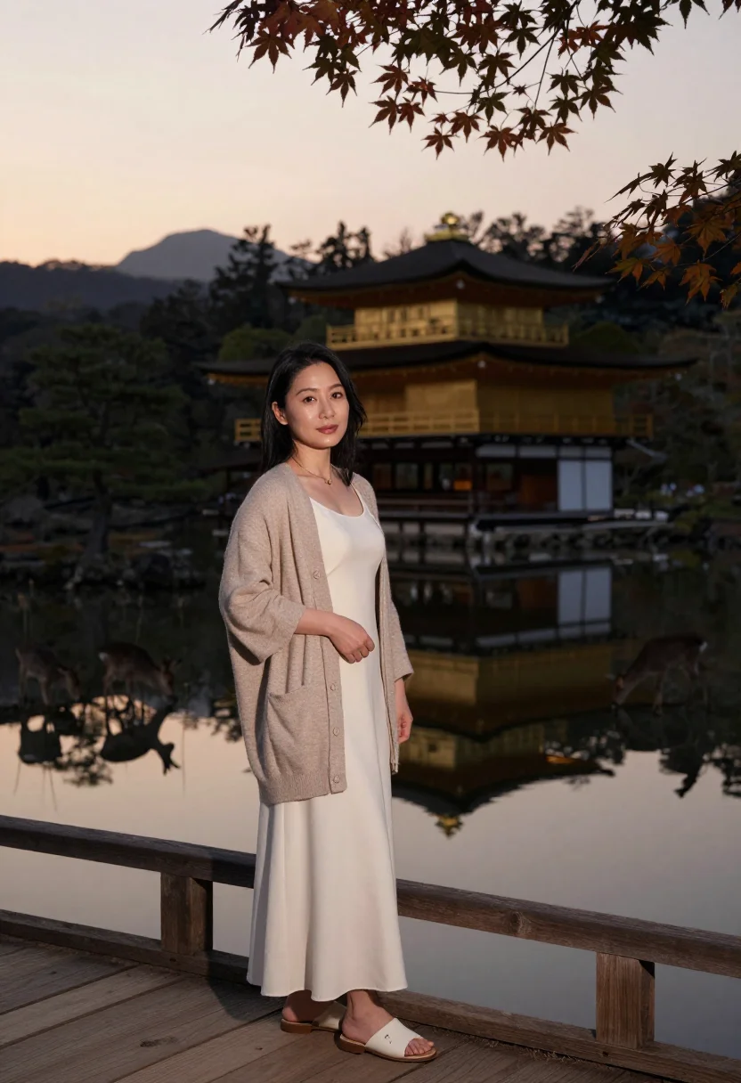 AI nara sample — portrait of a woman, full-length portrait of a Japanese woma