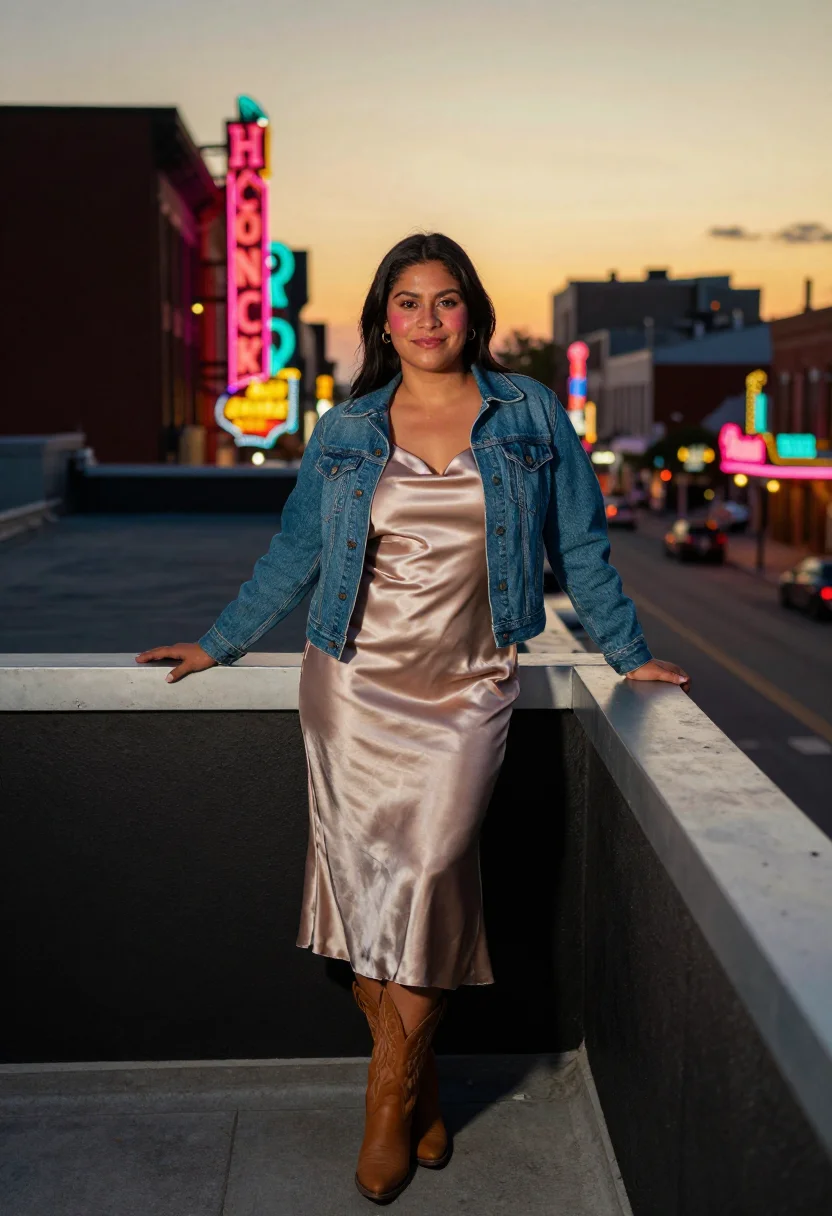 AI nashville tech sample — portrait of a woman, full-length portrait of a Latin-America