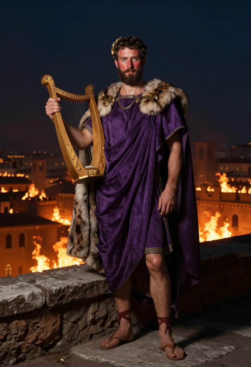 AI nero sample — portrait of a man, full-length portrait of a Roman man in hi