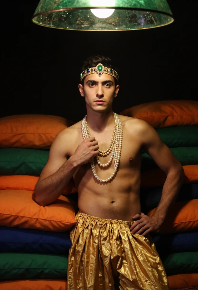 AI nijinsky sample — portrait of a man, close half-length portrait of a Western-E