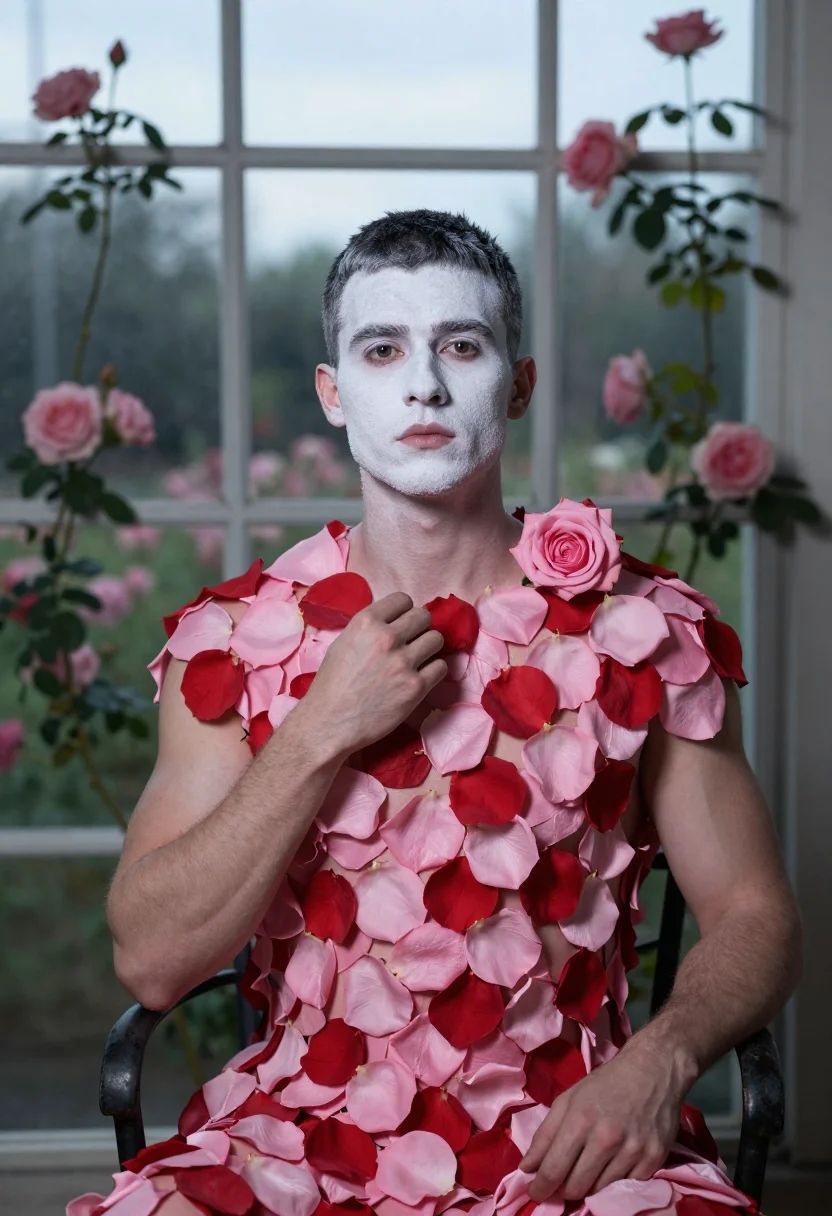 AI nijinsky sample — portrait of a man, close half-length portrait of a Western-E