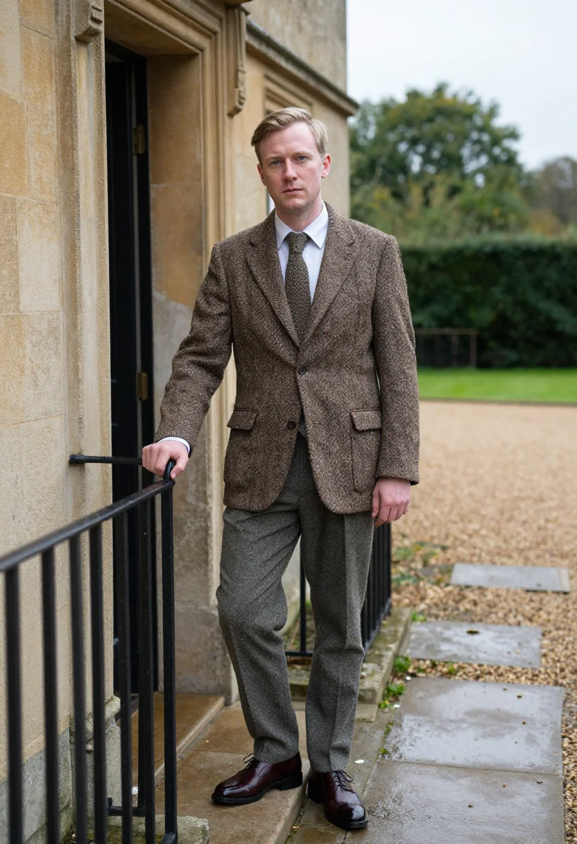 AI northampton shoemaker sample — portrait of a man, three-quarter-length portrait of an Engli