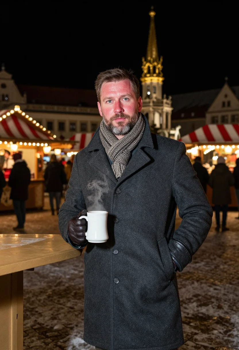 AI nuremberg christkindlesmarkt sample — portrait of a man, full-length portrait of a German man with