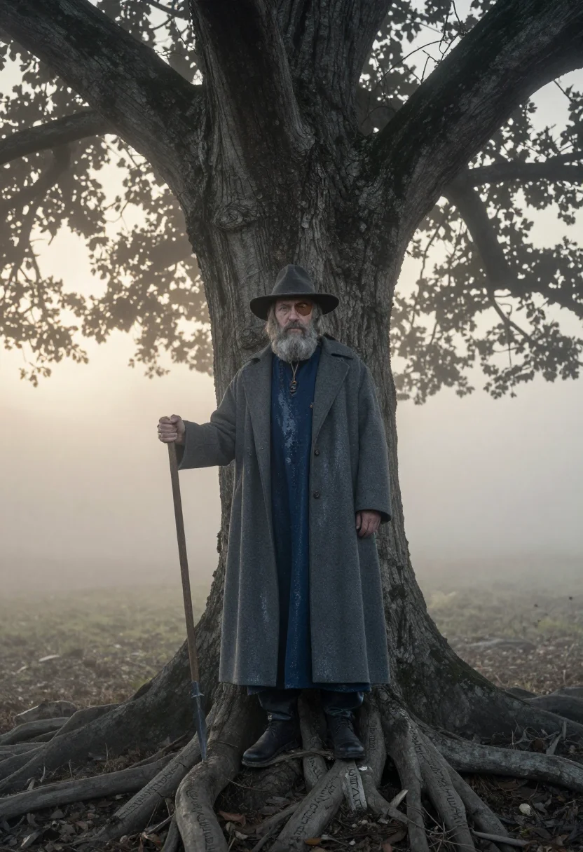 AI odin sample — portrait of a man, full-length portrait of a Northern-Europe