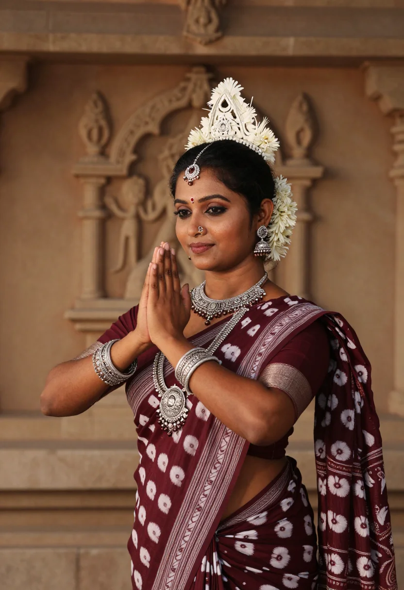 Example portrait from the AI Odissi — 9 Photos in 45 Seconds