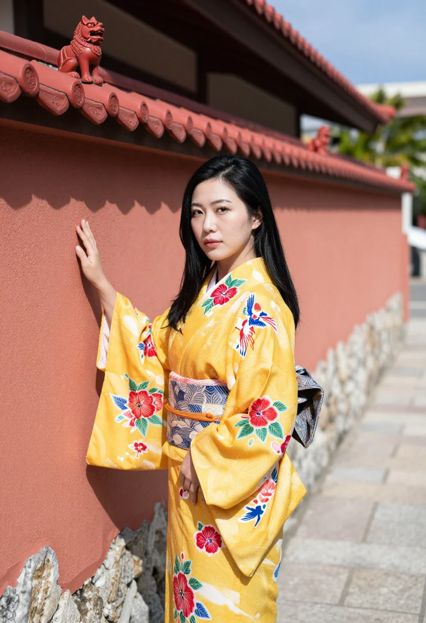 AI okinawa sample — portrait of a woman, half-length portrait of a Korean woman