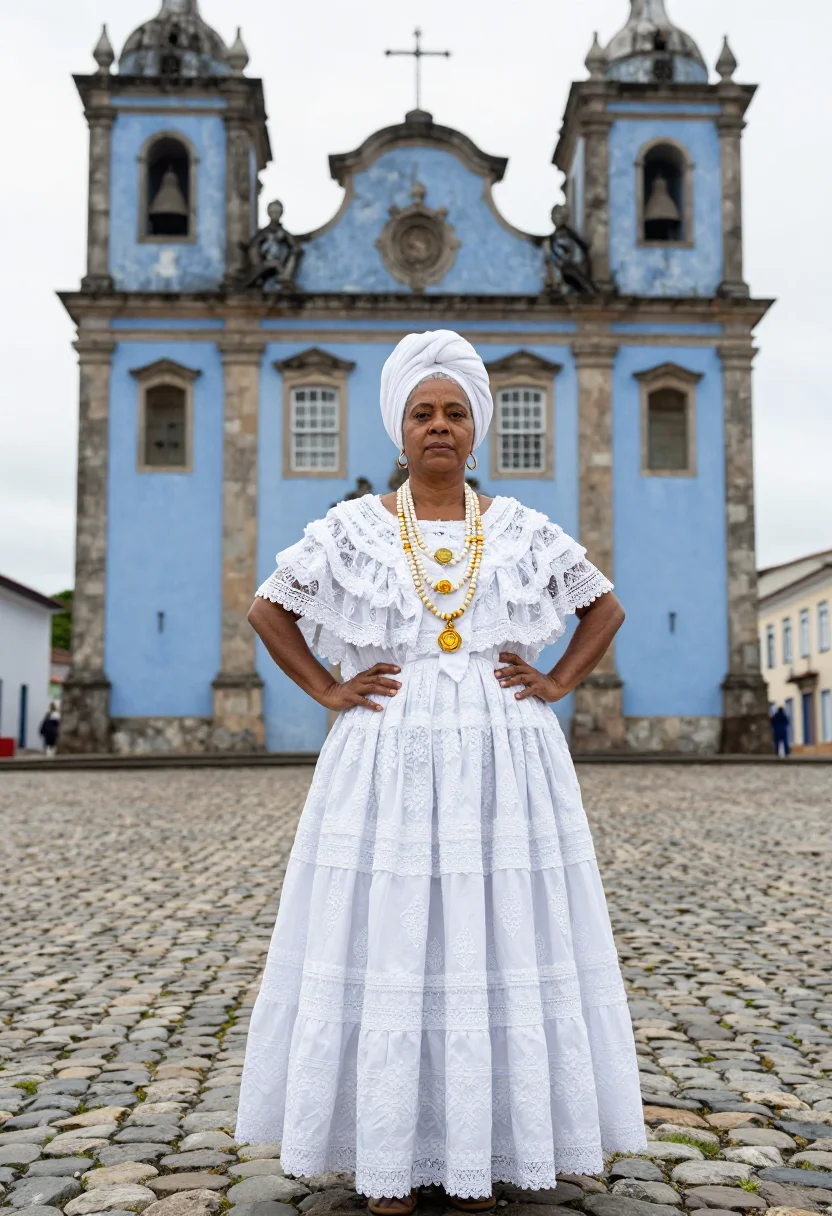 AI olodum pelourinho sample — portrait of a woman, three-quarter-length portrait of an Afr