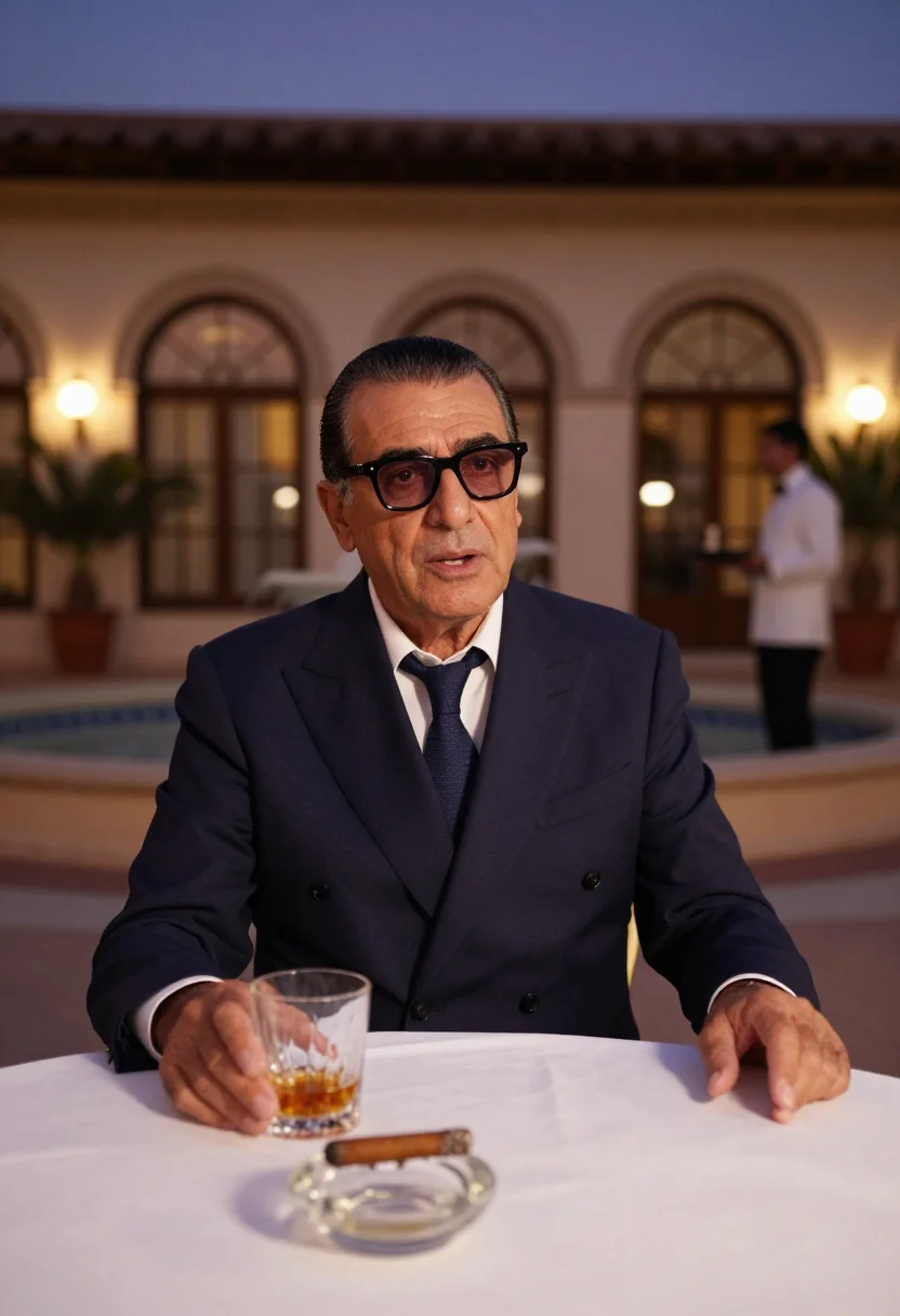 AI onassis sample — portrait of a man, half-length portrait of a Greek man with