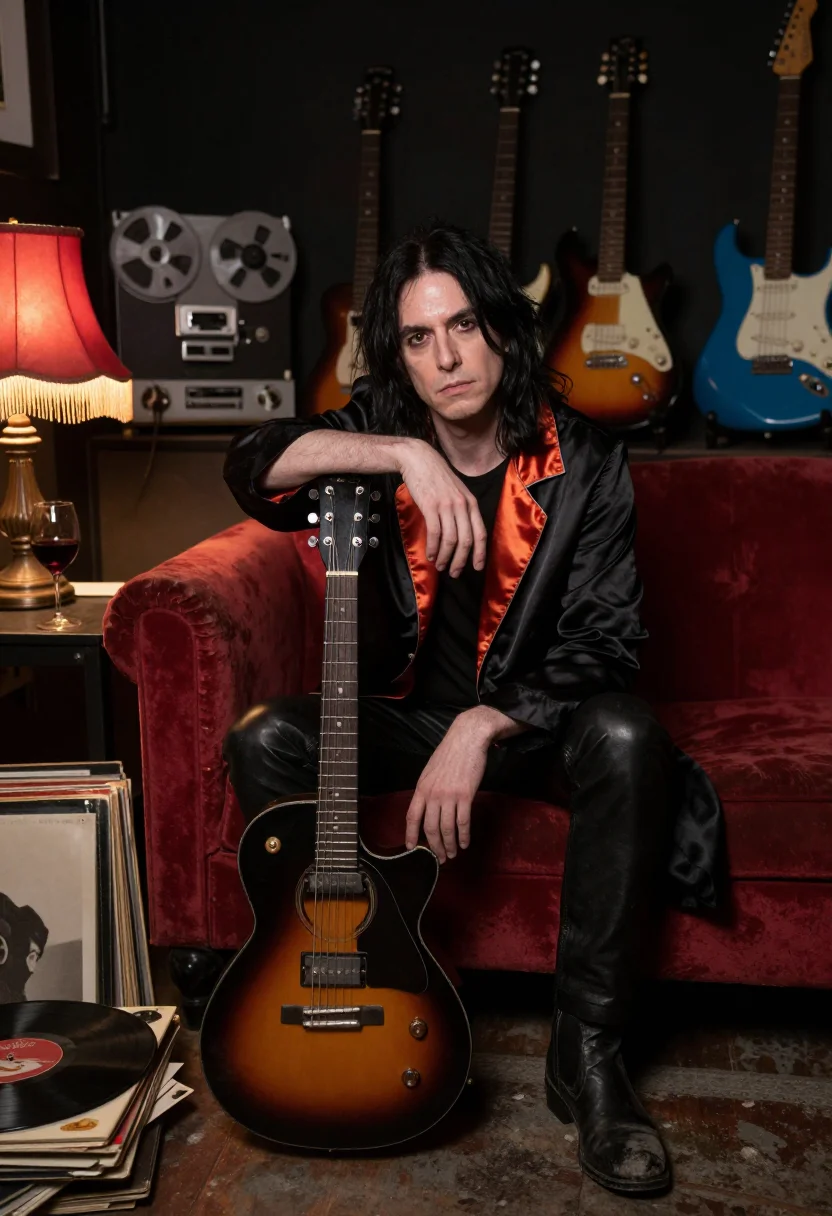 AI only lovers left alive sample — portrait of a man, three-quarter-length portrait of a Wester