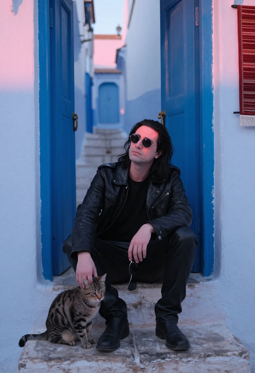 AI only lovers left alive sample — portrait of a man, half-length portrait of a Western-Europea