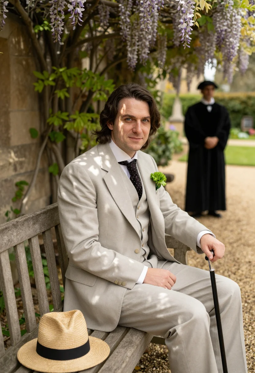 AI oscar wilde sample — portrait of a man, half-length portrait of a Western-Europea