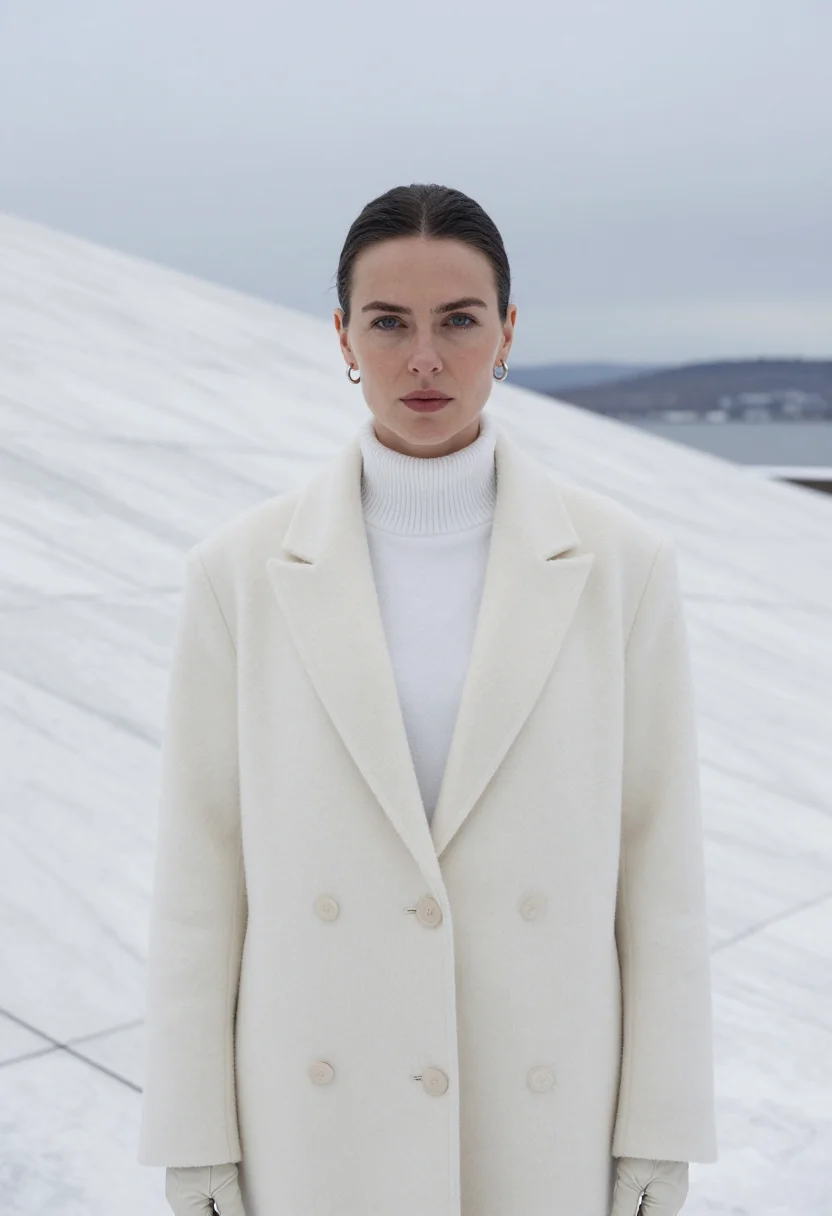 Example portrait from the AI Oslo Opera White — Free Preview, Train Once