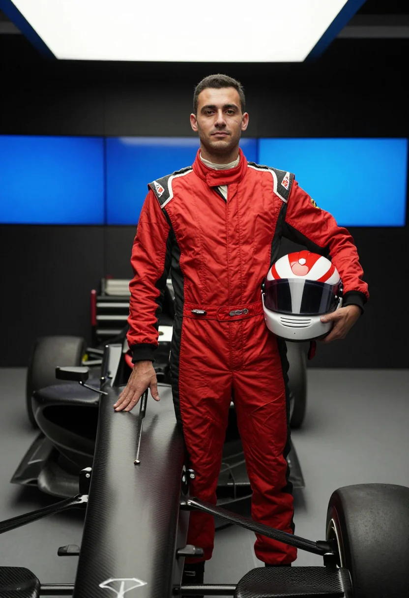 AI paddock suit sample — portrait of a man, half-length portrait of a Western-Europea