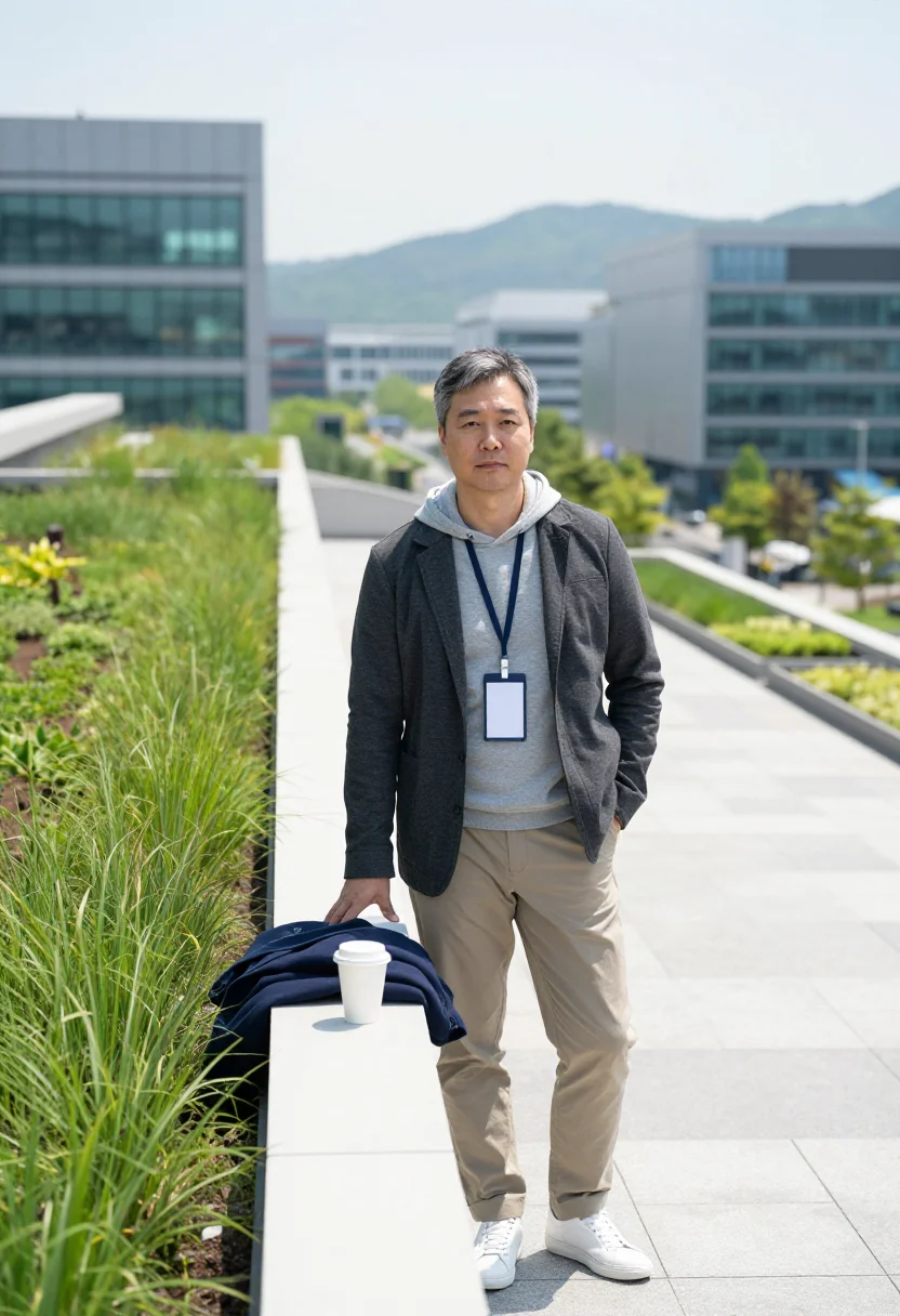 AI pangyo valley sample — portrait of a man, full-length portrait of a Korean man in h