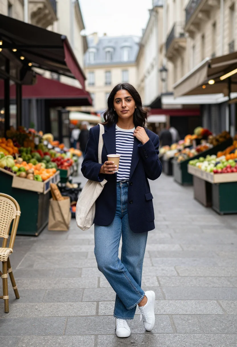 AI paris sentier sample — portrait of a woman, full-length portrait of a North-African