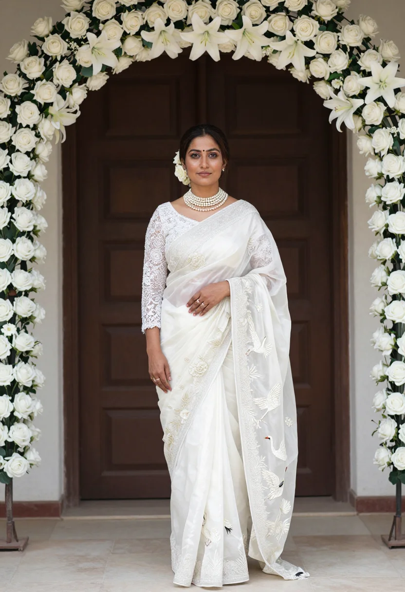 AI parsi gara sample — portrait of a woman, full-length portrait of a Parsi woman w