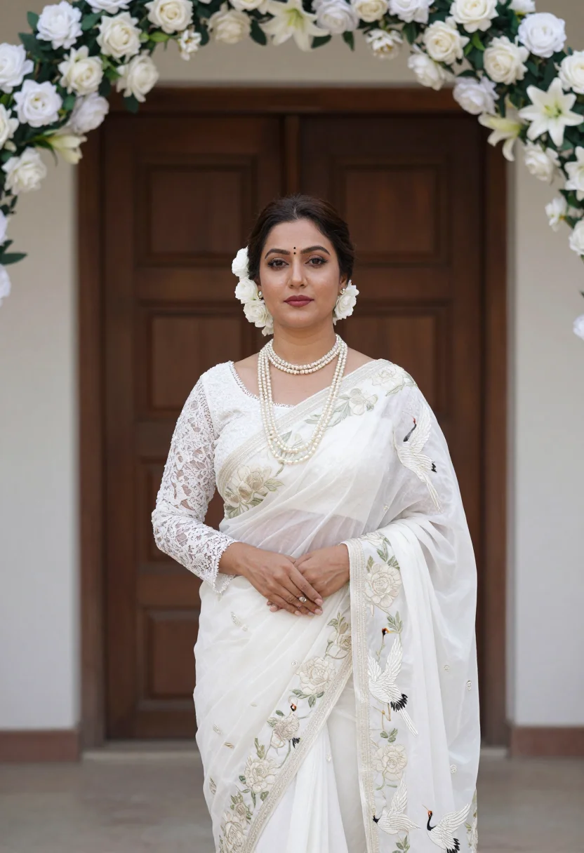 AI parsi gara sample — portrait of a woman, three-quarter-length portrait of a Pars