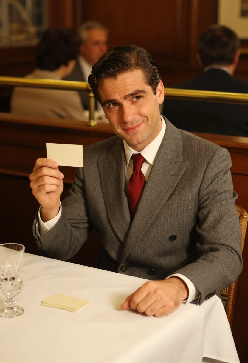 AI patrick bateman sample — portrait of a man, three-quarter-length portrait of a Wester