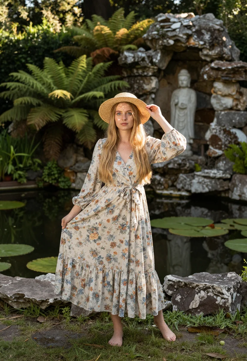 AI pattie boyd sample — portrait of a woman, full-length portrait of an English woma