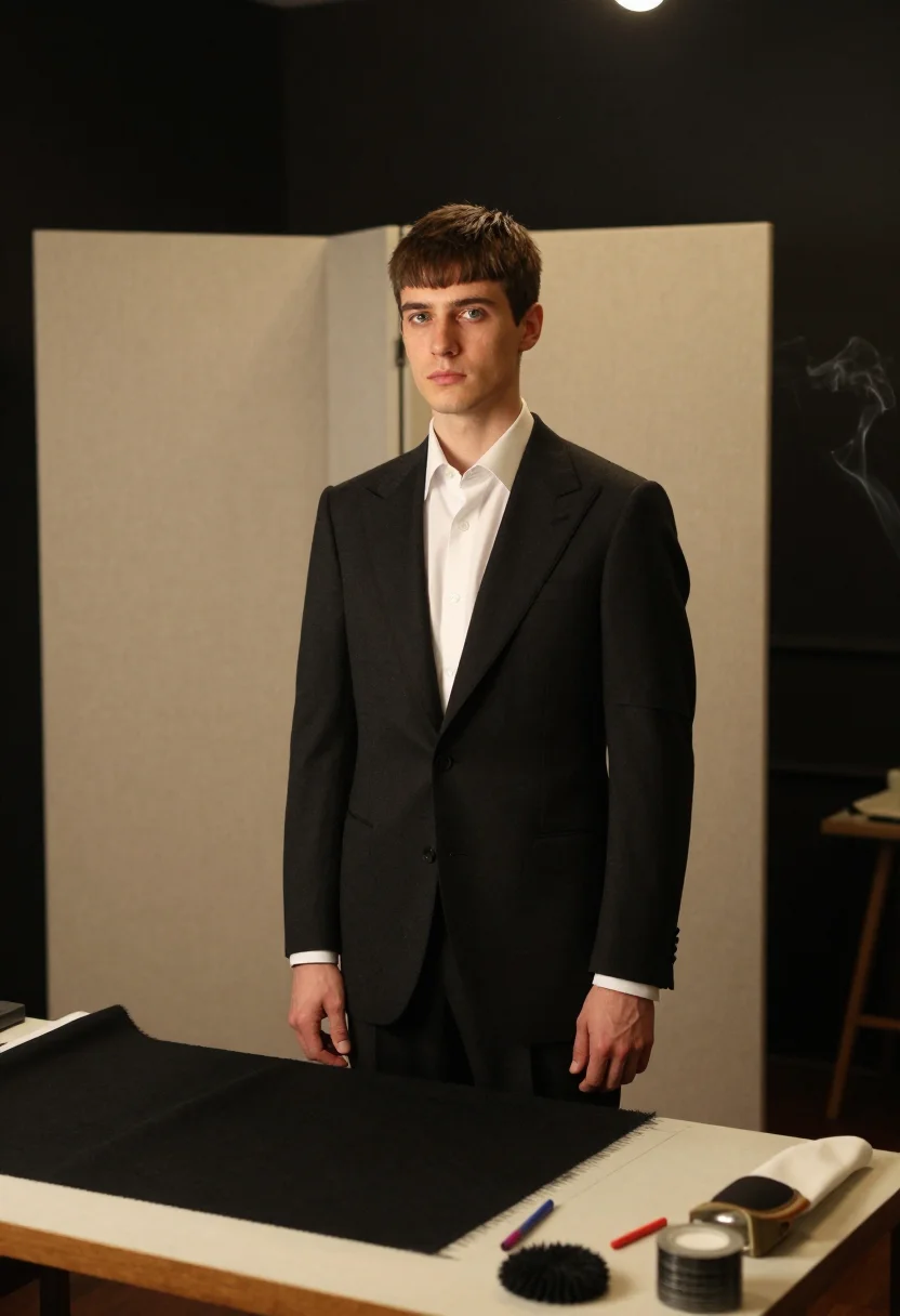 AI paul weller sample — portrait of a man, half-length portrait of a Western-Europea