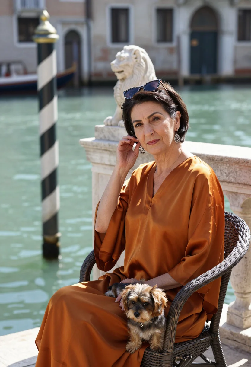 AI peggy guggenheim sample — portrait of a woman, half-length portrait of a Western-Europ