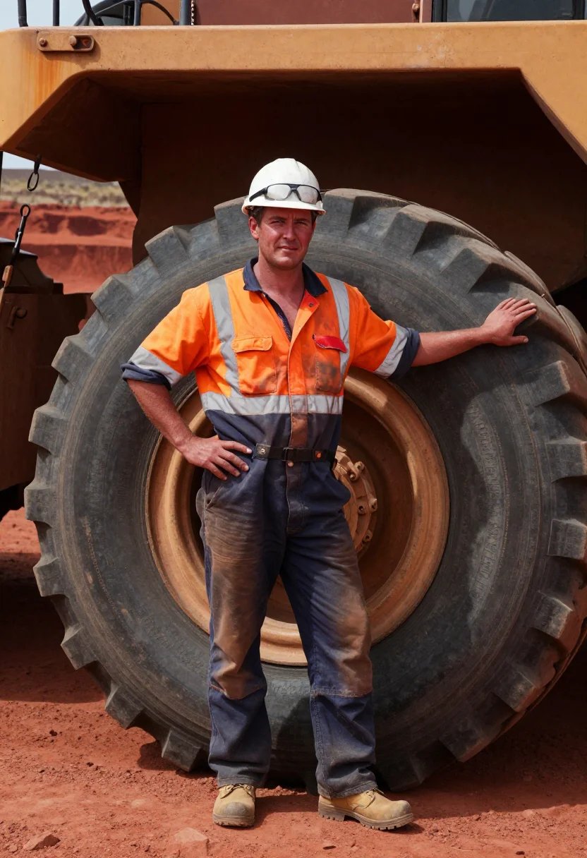 AI perth fifo sample — portrait of a man, half-length portrait of a Western-Europea