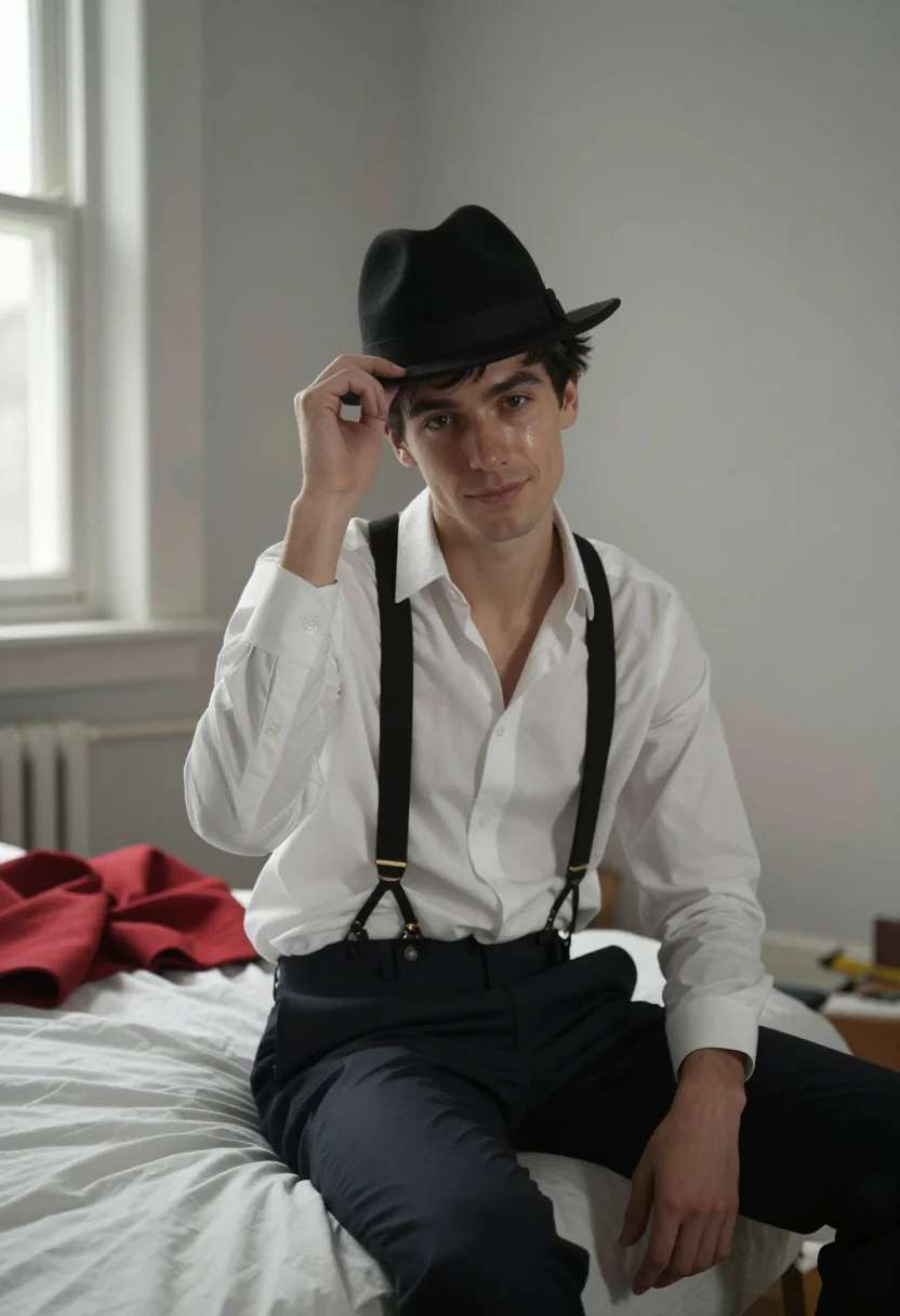 AI pete doherty libertines sample — portrait of a man, close half-length portrait of a man of We