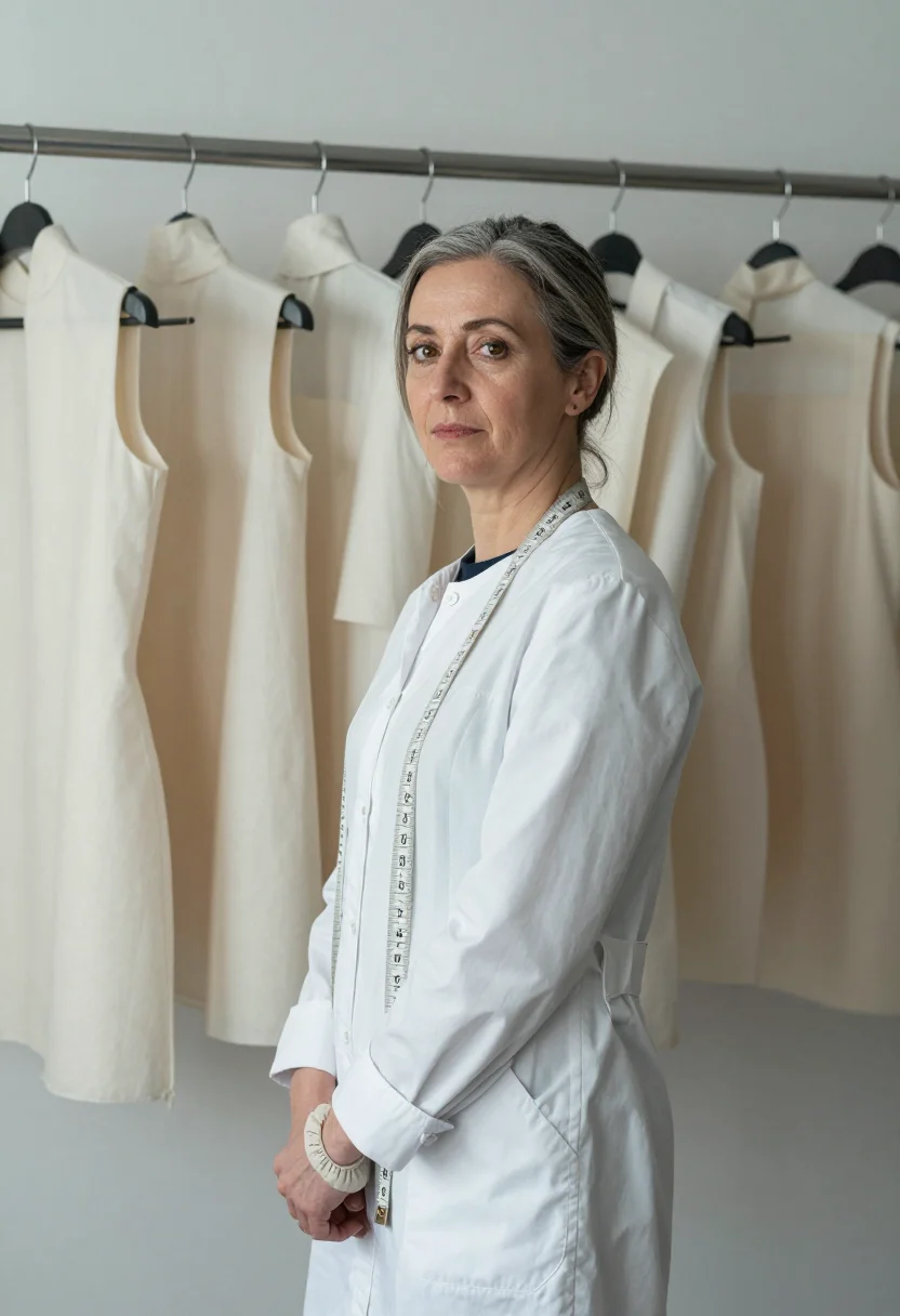AI petites mains sample — portrait of a woman, half-length portrait of a French woman