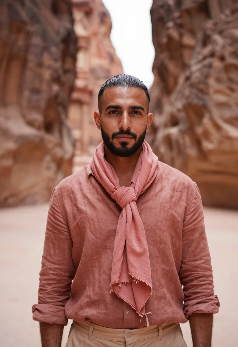 AI petra november rose sample — portrait of a man, tight head-and-shoulders portrait of a Jo