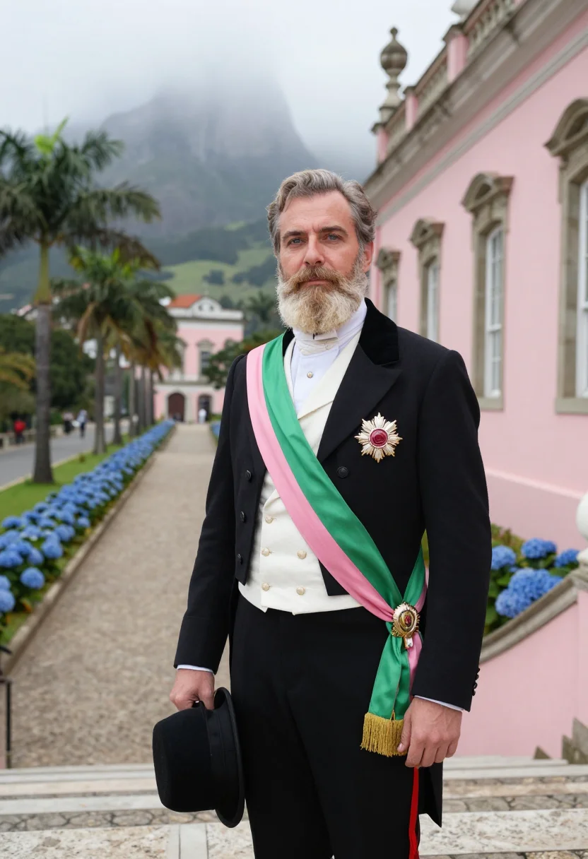 AI petropolis sample — portrait of a man, three-quarter-length portrait of a Brazil