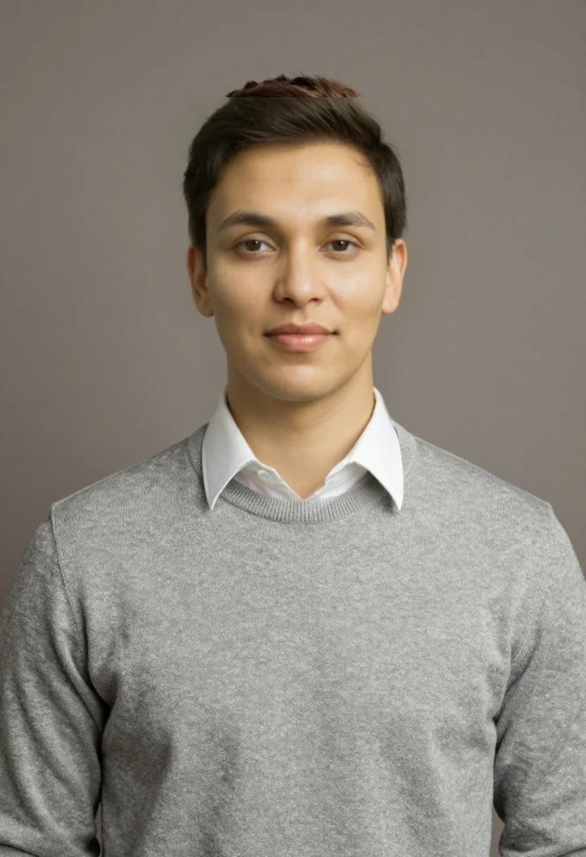 Example portrait from the AI Phd Candidate — 9 Photos in 45 Seconds
