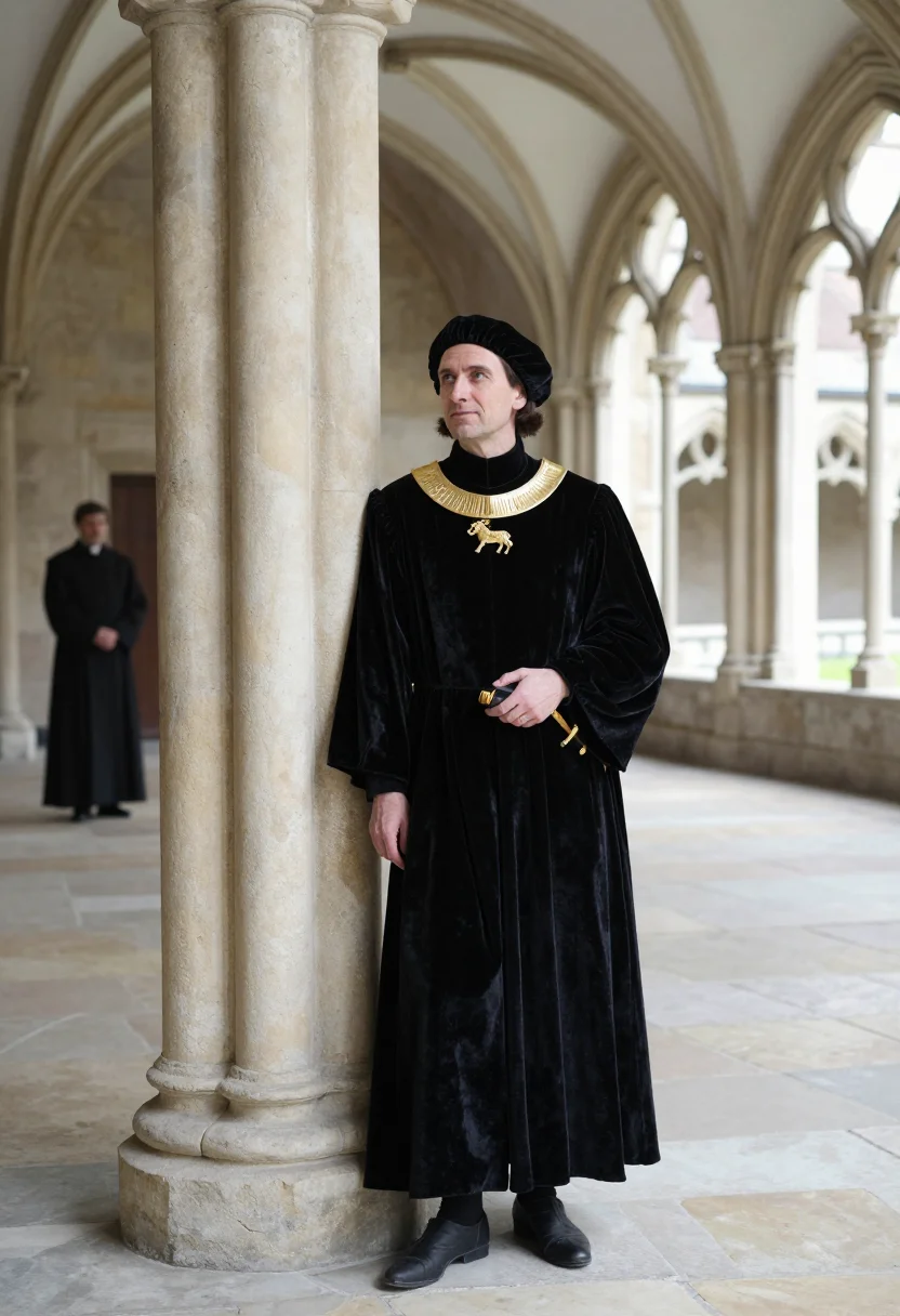 AI philippe le bon sample — portrait of a man, three-quarter-length portrait of a Wester