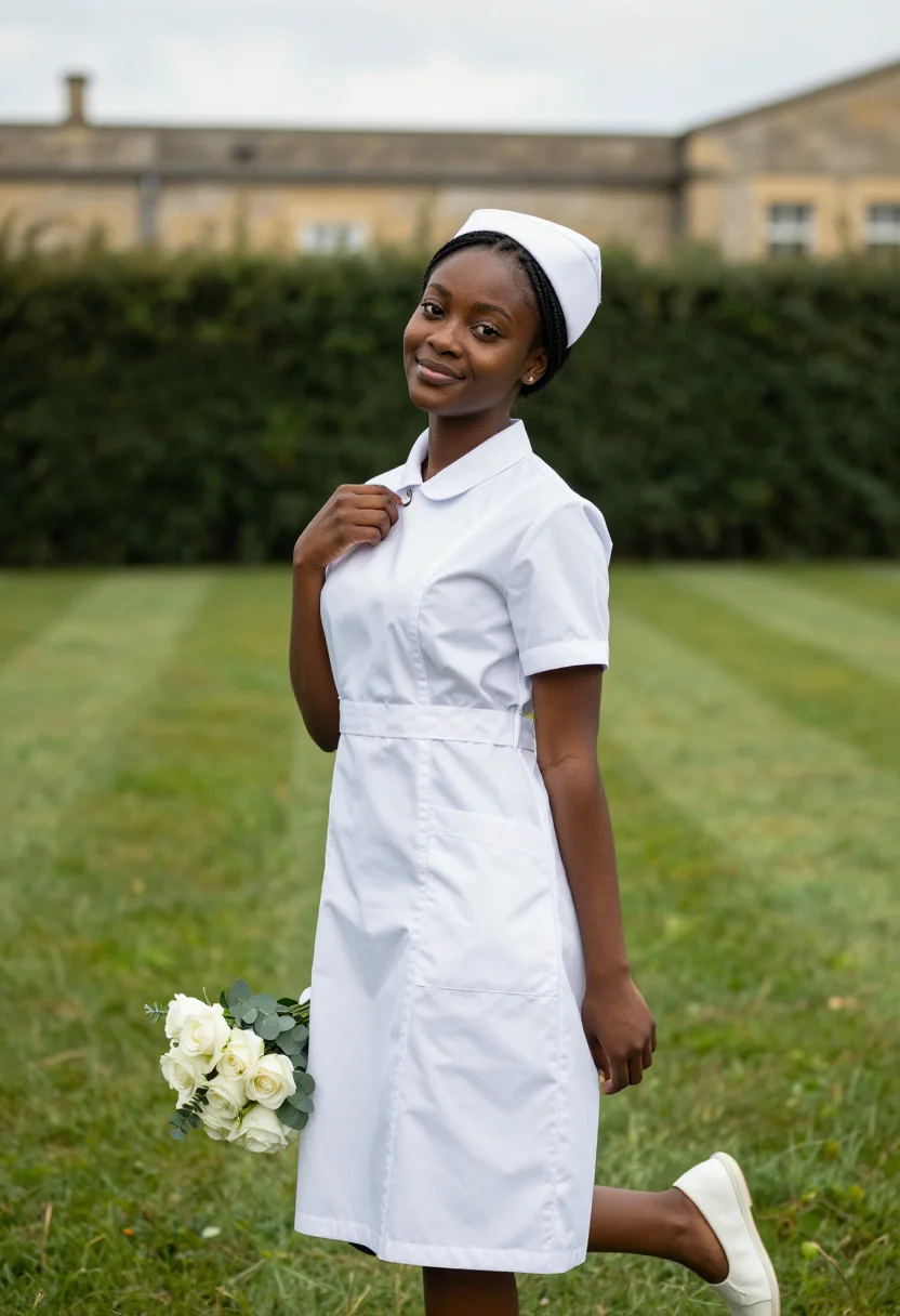 AI pinning ceremony sample — portrait of a woman, half-length portrait of a Black woman i