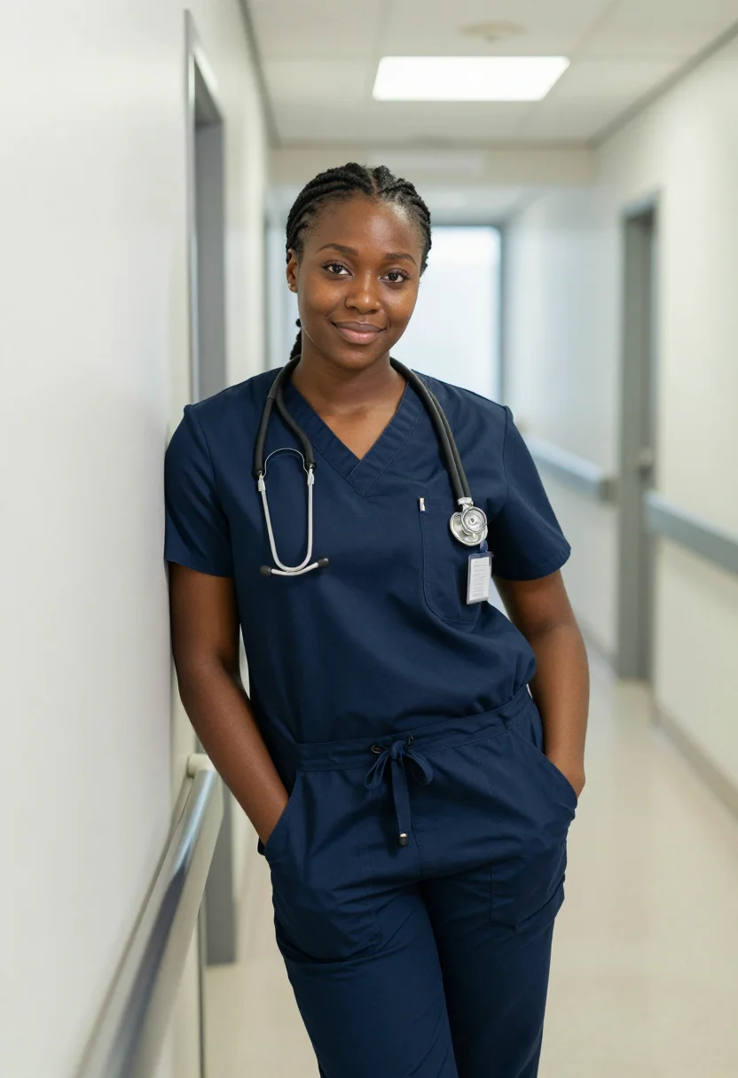 AI pinning ceremony sample — portrait of a woman, half-length portrait of a Black woman i