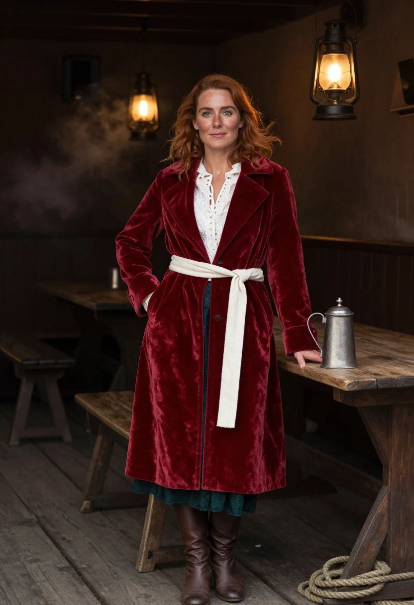 AI pirate queen sample — portrait of a woman, full-length portrait of an Irish woman