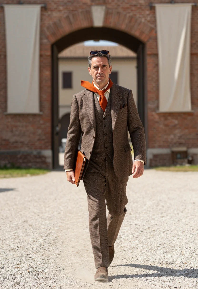 AI pitti peacock sample — portrait of a man, full-length portrait of a Western-Europea