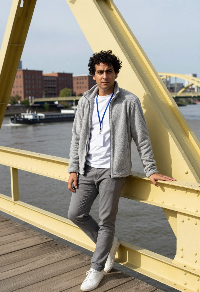 AI pittsburgh robotics sample — portrait of a man, half-length portrait of an Italian-Americ