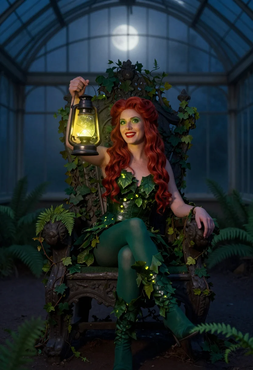 AI poison ivy sample — portrait of a woman, full-length portrait of a Western-Europ