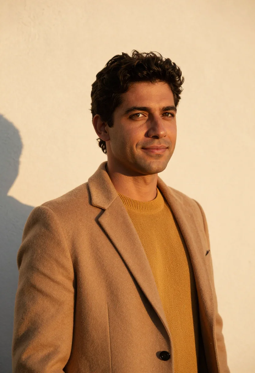 AI porto alegre gaucho estate director pampa gold sample — portrait of a man, a Brazilian estate director of Italian de