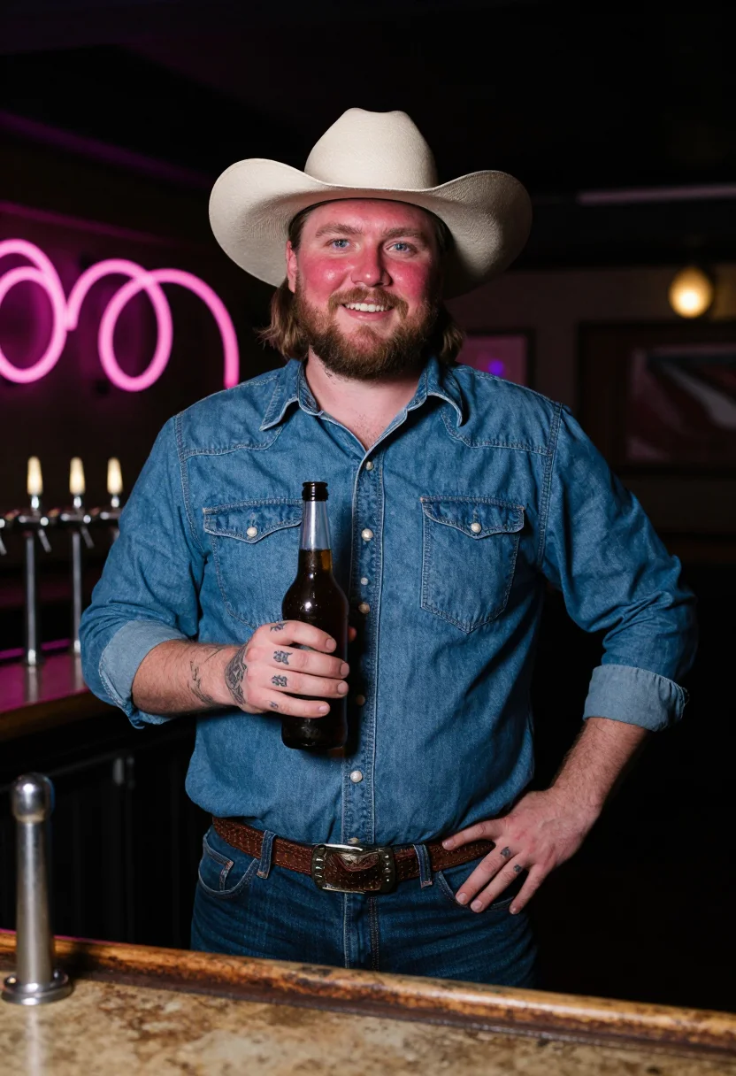 Example portrait from the AI Post Malone Cowboy — Free Preview, Train Once